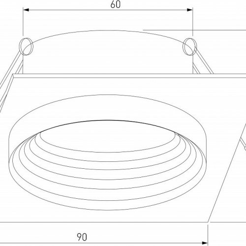 Встраиваемый светильник Elektrostandard Senso 25006/01 GU10 белый a064248