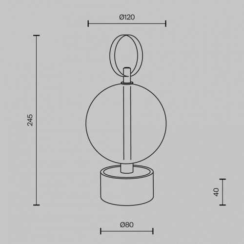 Интерьерная настольная лампа Maytoni Double Moon MOD478RL-L3B3K Интерьерная настольная лампа Maytoni Double Moon MOD478RL-L3B3K