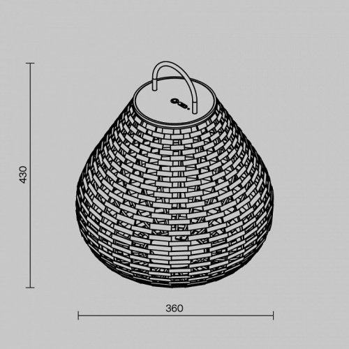 Наземный низкий светильник Maytoni Outdoor Plet O530FL-L5B3K Наземный низкий светильник Maytoni Outdoor Plet O530FL-L5B3K