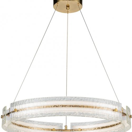 Подвесной светодиодный светильник Indigo Dualita 14018/1P Brass V000089L