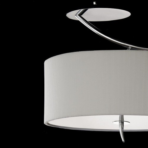 Потолочная люстра Mantra Eve Chrome - Cream Shade 1132