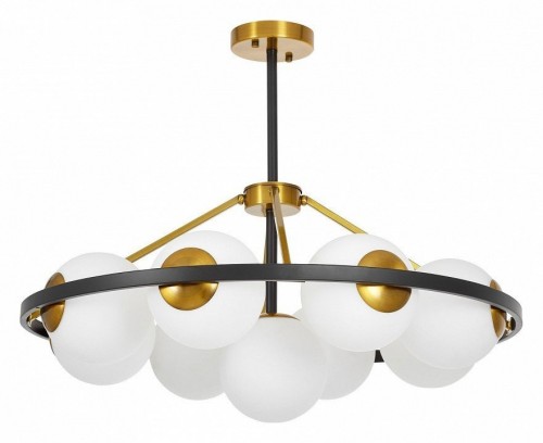 Подвесная люстра Lumina Deco Donzano LDP 8034-9 BK+WT