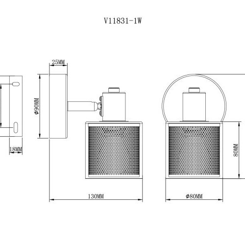 Спот Suspent V11831-1W Спот Suspent V11831-1W