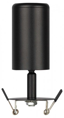 Светильник встраиваемый алюминиевый ЭРА KL106 BK под лампу MR16 GU10 черный матовый Б0061623