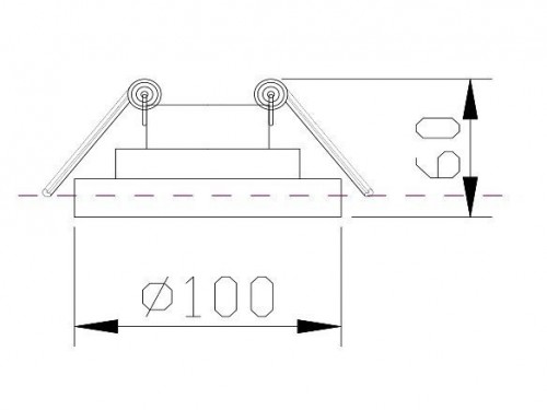 Встраиваемый светодиодный светильник Maytoni Joliet DL035-2-L6W