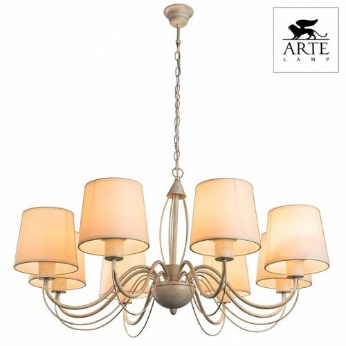 Подвесная люстра Arte Lamp Orlean A9310LM-8WG Подвесная люстра Arte Lamp Orlean A9310LM-8WG