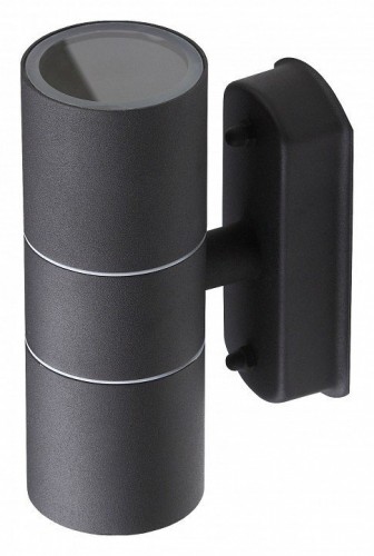 Уличный настенный светильник ЭРА Design WL28 BK