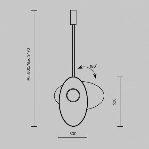 Подвесной светильник Maytoni Evolution MOD396PL-L10W3K