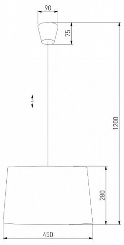 Подвесной светильник TK Lighting Maja 1883 Maja White