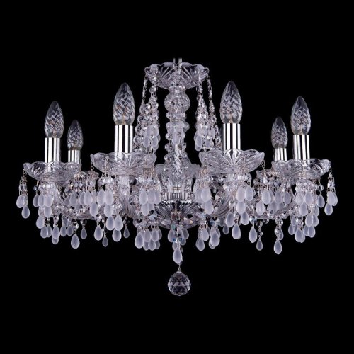 Подвесная люстра Bohemia Ivele Crystal 1410/8/195/Ni/V0300