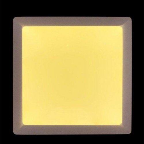 Настенно-потолочный светодиодный светильник Elvan NLS-702SQ-18W-WH-Wh