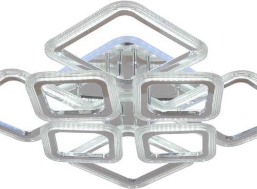 Потолочная светодиодная люстра Reluce 09826-3.3-4+4C CR (RGB) Потолочная светодиодная люстра Reluce 09826-3.3-4+4C CR (RGB)