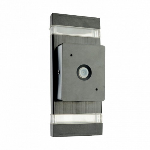 Светильник садово-парковый Feron.ONE DH1702-P, на стену вверх/вниз, 2*GU10 220-240V, черный пластик