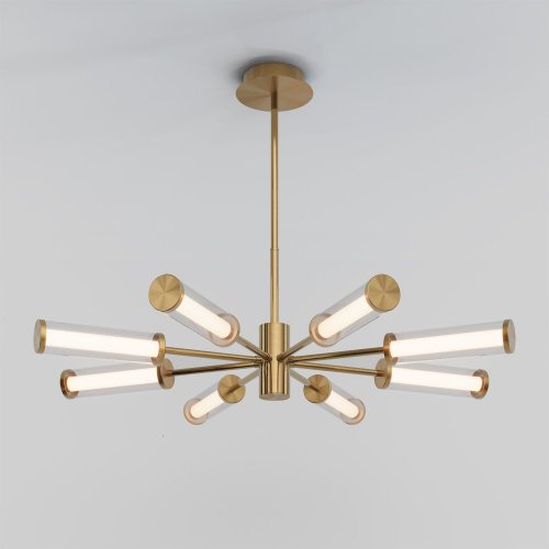 Потолочная люстра Eurosvet Stark 50386 LED латунь Потолочная люстра Eurosvet Stark 50386 LED латунь