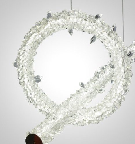 Подвесная люстра AM Group OVALE GD D1000+300