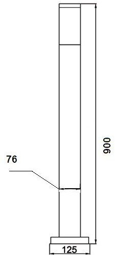 Наземный светильник Oasis Light 75825-900 SS