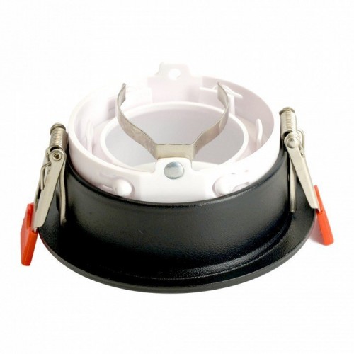 Светильник встраиваемый Feron DL3102 потолочный MR16 G5.3  черный + белый 51401