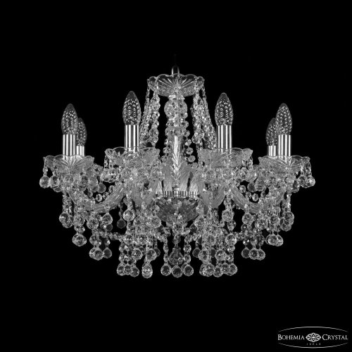 Подвесная люстра Bohemia Ivele Crystal 1409 1409/8/195 Ni Подвесная люстра Bohemia Ivele Crystal 1409 1409/8/195 Ni