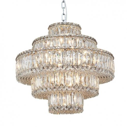 Подвесная люстра Newport 8450 8459+6/C chrome М0066728 Подвесная люстра Newport 8450 8459+6/C chrome М0066728