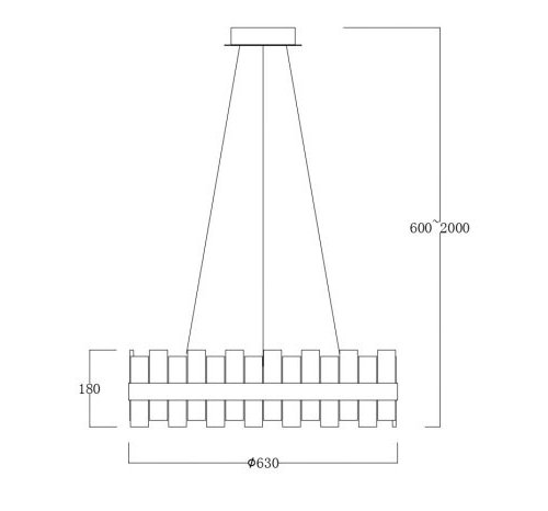 Подвесная люстра 6008 162FL-60086