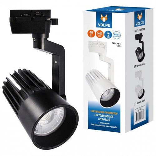 Трековый светильник Volpe ULB-Q274 40W/4000К BLACK Трековый светильник Volpe ULB-Q274 40W/4000К BLACK