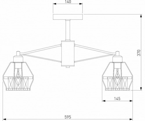 Потолочная люстра Eurosvet Lord 70075/5 белый