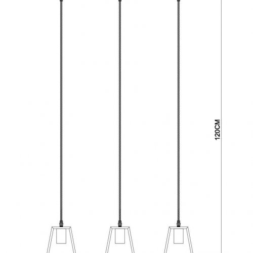 Подвесной светильник Arte Lamp Brussels A8030SP-3BK