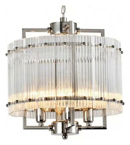 Подвесная люстра iLamp Silverstone P9503-4 NIC Подвесная люстра iLamp Silverstone P9503-4 NIC