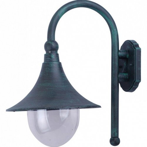Уличный настенный светильник Arte Lamp Malaga A1082AL-1BG