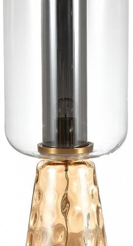 Настольная лампа декоративная Indigo Strego 11045/1T Amber Настольная лампа декоративная Indigo Strego 11045/1T Amber