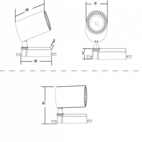 Трековый светодиодный светильник Maytoni Vuoro TR029-3-30W4K-W Трековый светодиодный светильник Maytoni Vuoro TR029-3-30W4K-W