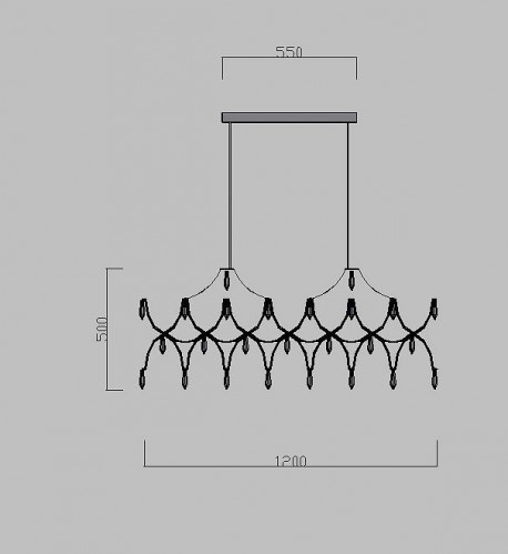 Подвесная люстра O-LUCE Taylor 1094911-1