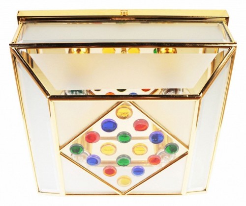 Потолочная люстра Doge Luce 956/4PL-B.S(SatinatoM+Bottoni)