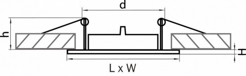 Встраиваемый светильник Lightstar Lega16 011941