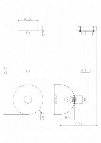 Бра Freya Cover FR5290WL-01B