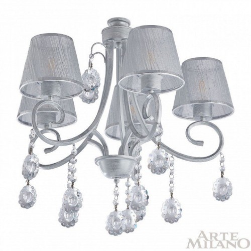 Потолочная люстра Arte Milano Amalfi-7146 337146/5 WT+SL
