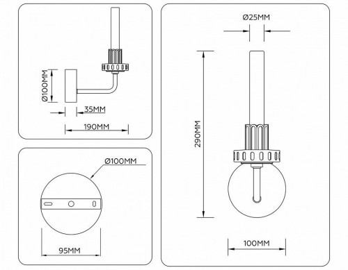 Бра Ambrella Light LH LH53128 Бра Ambrella Light LH LH53128