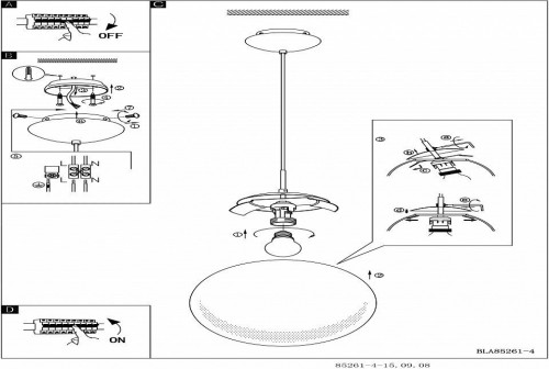 Подвесной светильник Eglo Rondo 85263