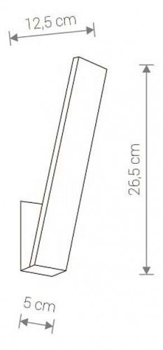 Уличный настенный светодиодный светильник Nowodvorski Zoa Led 9421