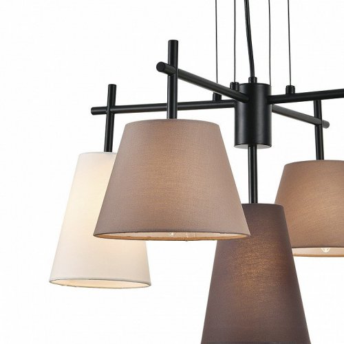 Подвесная люстра Indigo Abbinare 13032/5P Black Подвесная люстра Indigo Abbinare 13032/5P Black