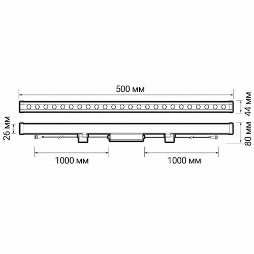 Накладной светильник Jazzway  PWW  500 12W 15° 6500K IP67