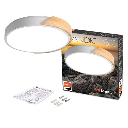 Потолочный светодиодный светильник Jazzway PPB Sсandic-R 5036932 Потолочный светодиодный светильник Jazzway PPB Sсandic-R 5036932