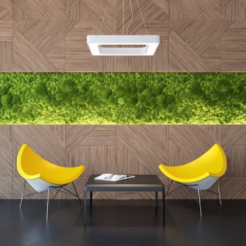 Подвесной светодиодный светильник Geometria ЭРА Quadro SPO-164-W-40K-110 110Вт 4000К белый Б0050588