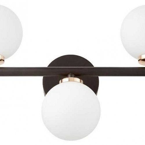 Настенный светильник Lumina Deco Marsiada LDW 6033-3 BK+F.GD Настенный светильник Lumina Deco Marsiada LDW 6033-3 BK+F.GD