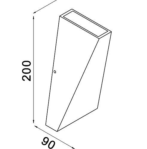 Уличный настенный светодиодный светильник Maytoni Times Square O580WL-L6B Уличный настенный светодиодный светильник Maytoni Times Square O580WL-L6B