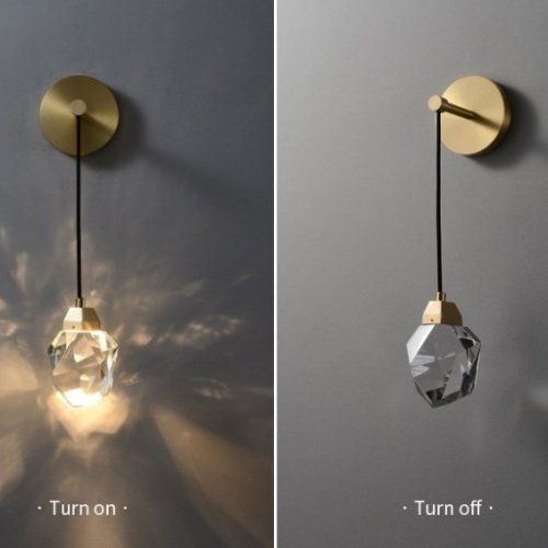 Бра Crystal rock II 9701W brass