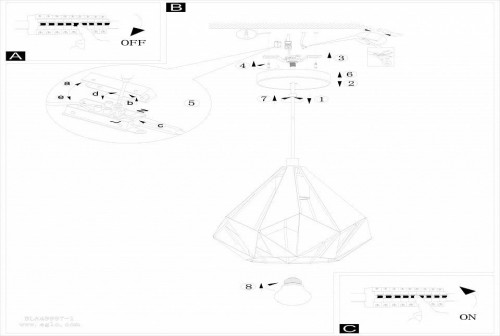 Подвесной светильник Eglo Carlton 1 49997