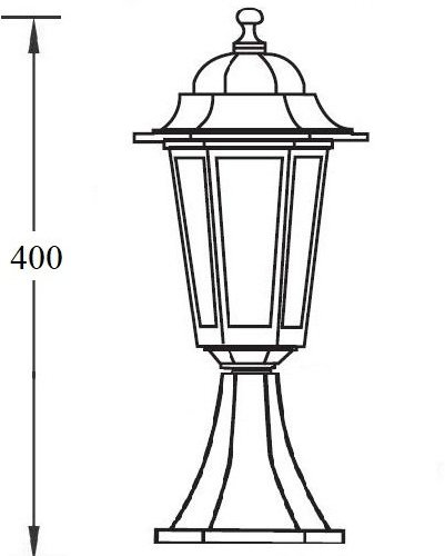 Наземный фонарь Oasis Light PETERSBURG EM 79804EM Bl