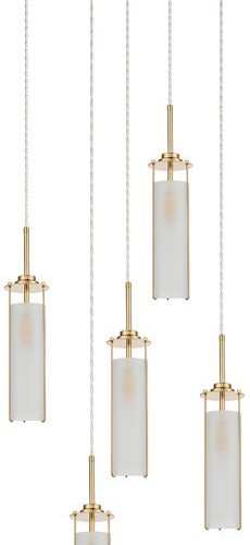 Подвесная люстра Indigo Torcia 11038/5PL Brass V000417