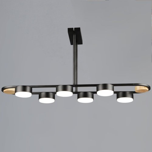 Люстра Reluce 02760-0.3-06 BK+WOOD GX53